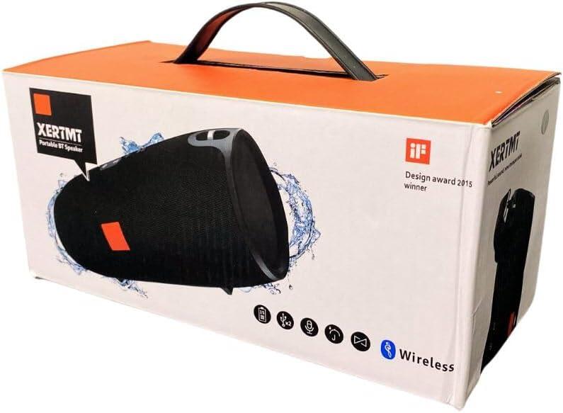 Altavoz Bluetooth XERTMT + caja de cartón resistente (ID: 11913, SKU: CAJAEMBALAJE)